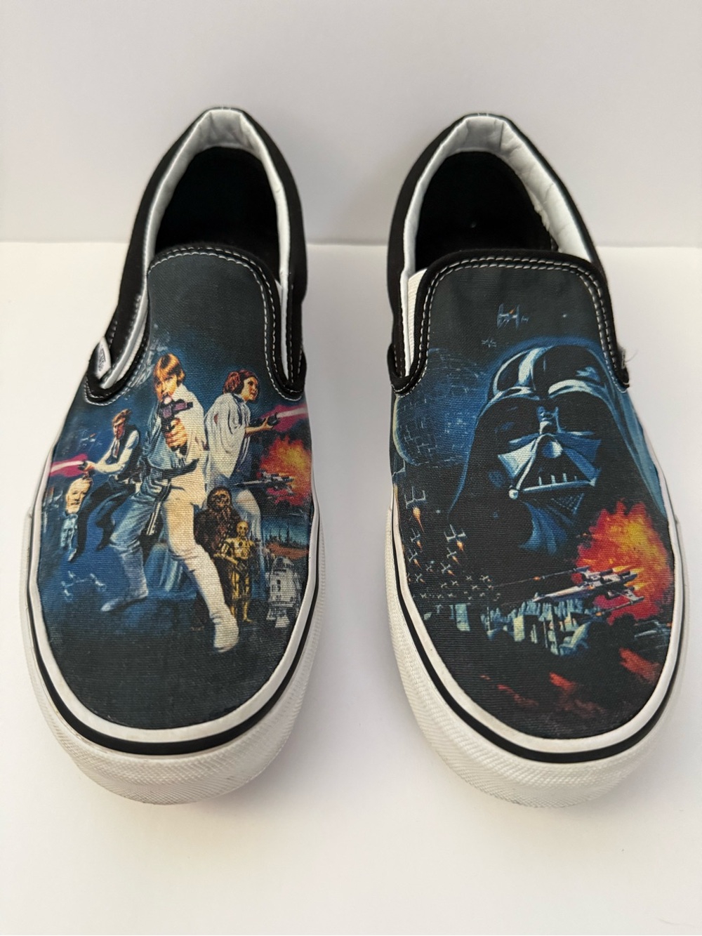Vans x Star Wars A New Hope Classic Slip-On Shoes 2014 Men’s 9.5 Women’s 11 Rare